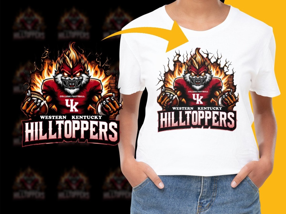 Fierce Western Kentucky Hilltoppers College Football PNG File - Teepew
