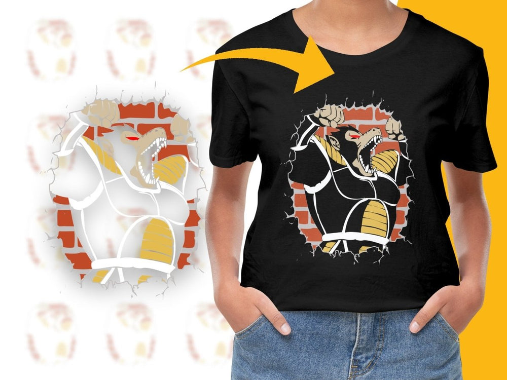 Fist Breaking Wall Featuring Likagos Anime Graphic PNG File - Teepew