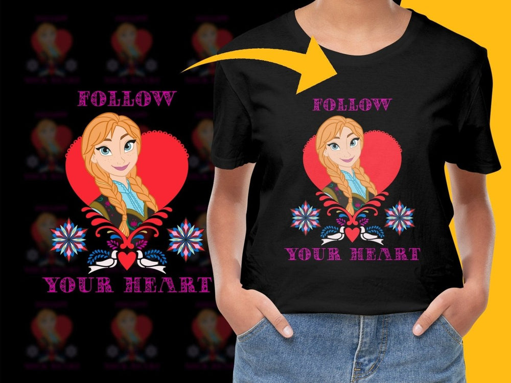 Follow Your Heart Anna Disney Christmas PNG File - Teepew