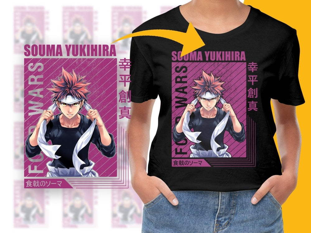 Food Wars Souma Yukihira PNG File - Teepew