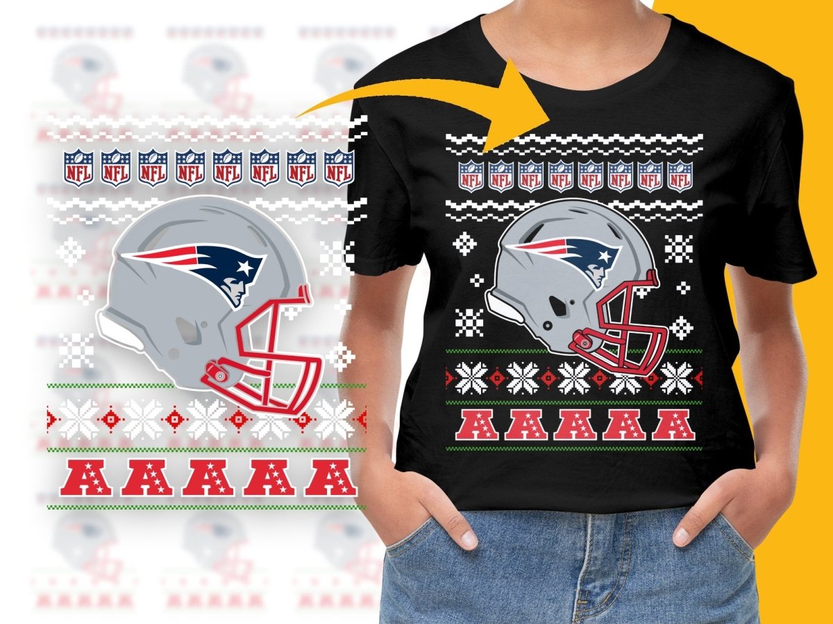 Football Helmets Graphics NFL Christmas Themed PNG File - Teepew