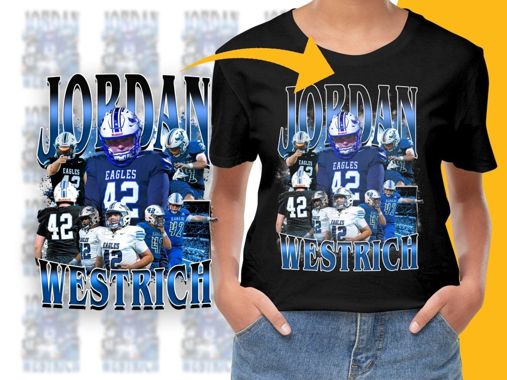 Football Star Jordan Westrich Custom Fan PNG File - Teepew