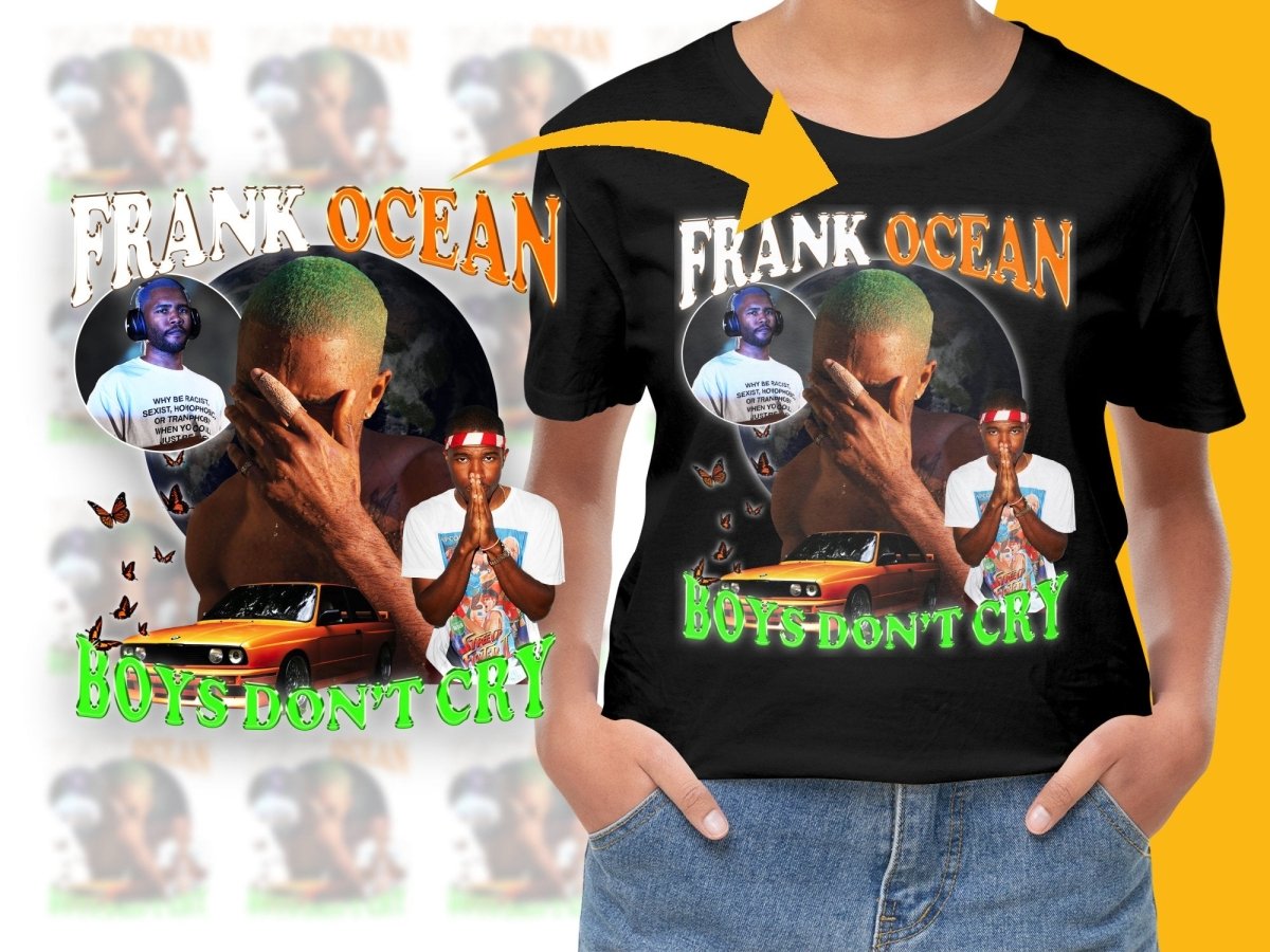 Frank Ocean Boys Don't Cry Colorful PNG File - Teepew