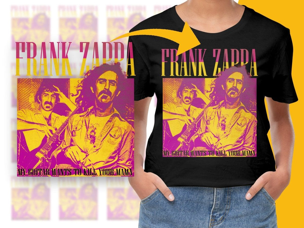 FRANK ZAPPA Music Homage PNG File - Teepew