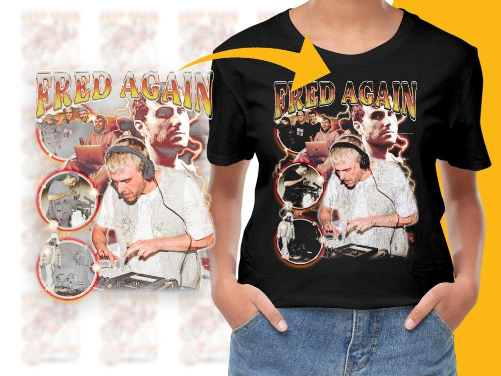 Fred Again Bootleg Art Music PNG File - Teepew