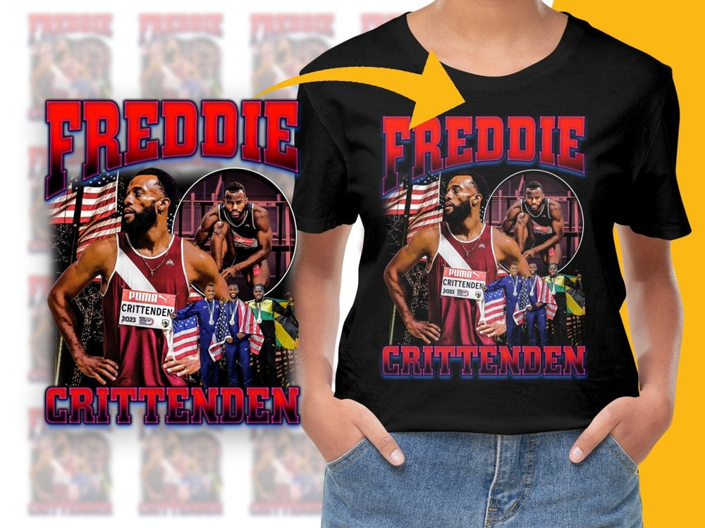 Freddie Crittenden Athletic Themed Graphic PNG File - Teepew