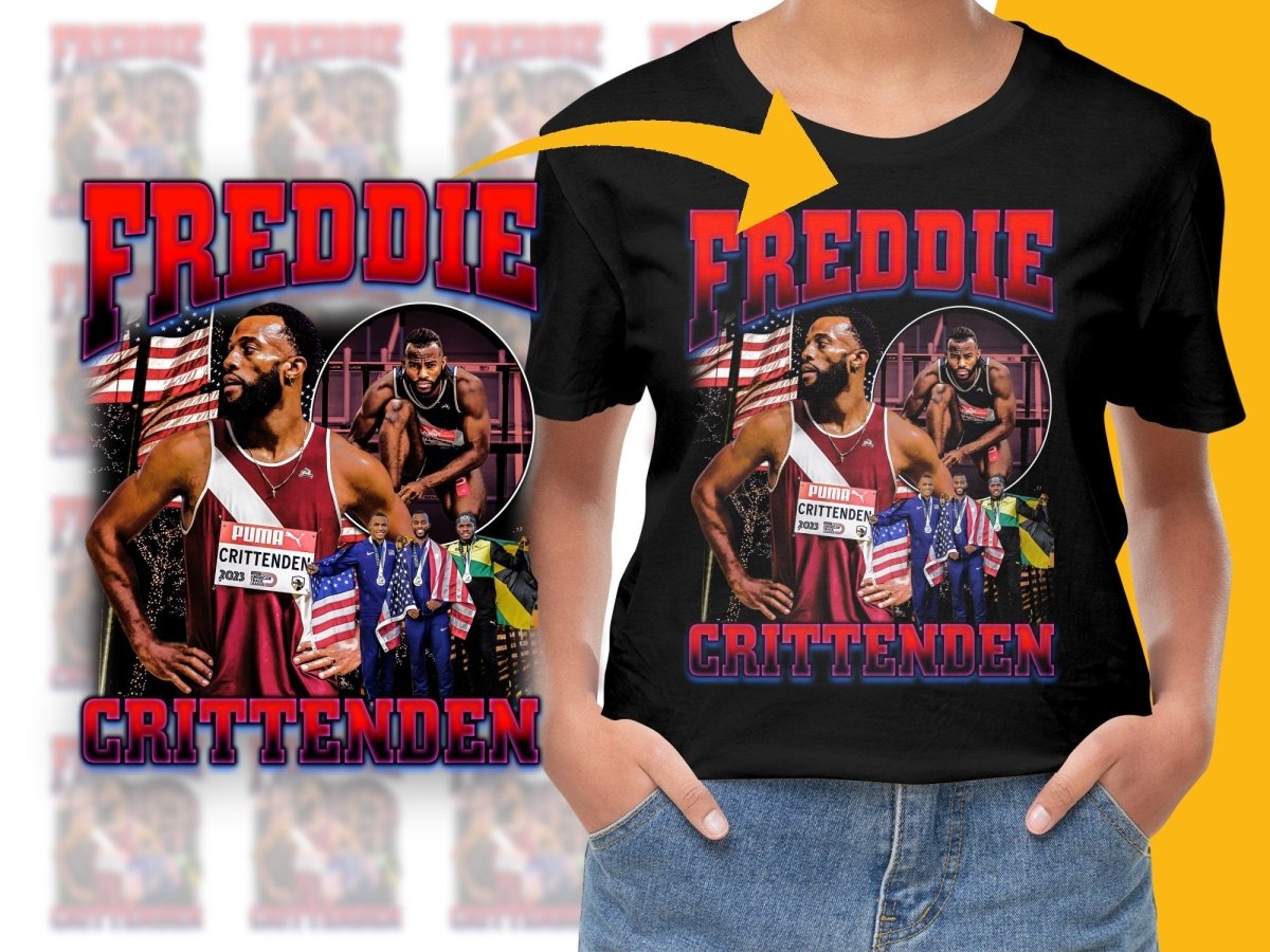 Freddie Crittenden Athletic Themed Graphic PNG File - Teepew