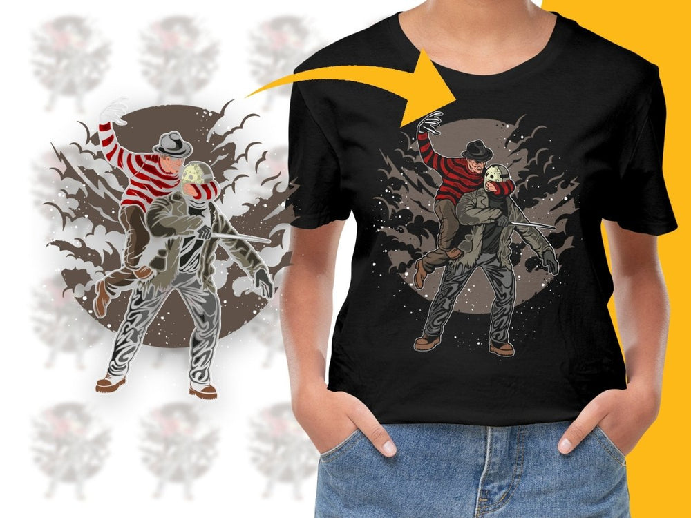 FREDDY VS JASON Popculture PNG File - Teepew