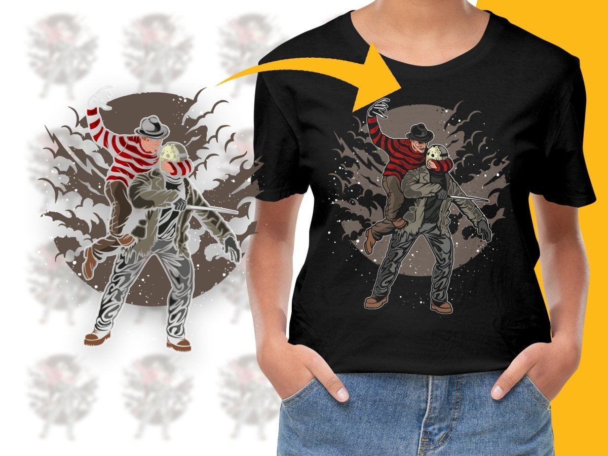 FREDDY VS JASON Popculture PNG File - Teepew