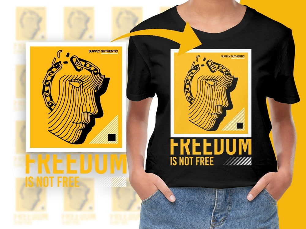 Freedom Is Not Free Supply Suthentic PNG File - Teepew