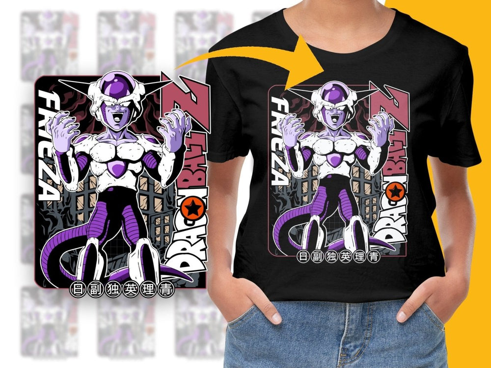 Freiza Dragon Ball Z Anime Style Graphic PNG File - Teepew