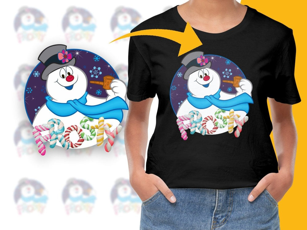 Frosty Snowman Graphic Holiday PNG File - Teepew