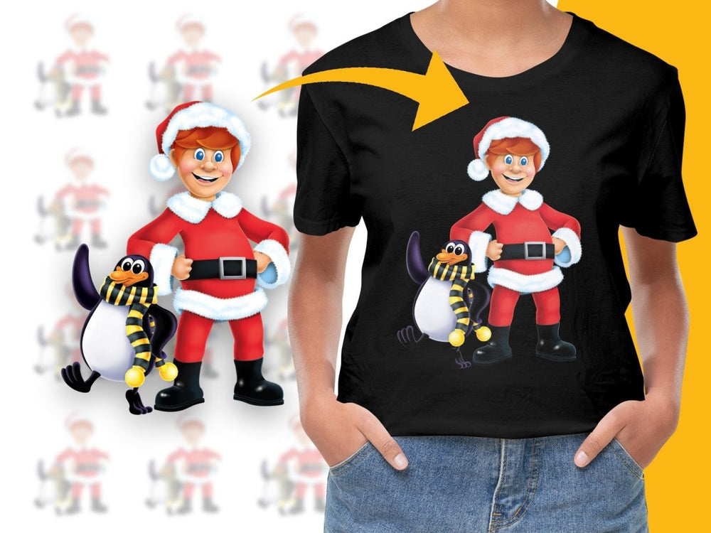 Frosty the Snowman and Penguin Christmas PNG File - Teepew