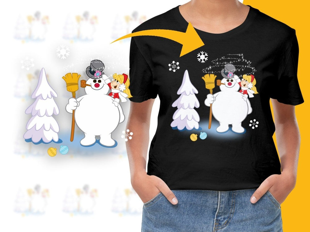Frosty the Snowman Christmas Design PNG File - Teepew