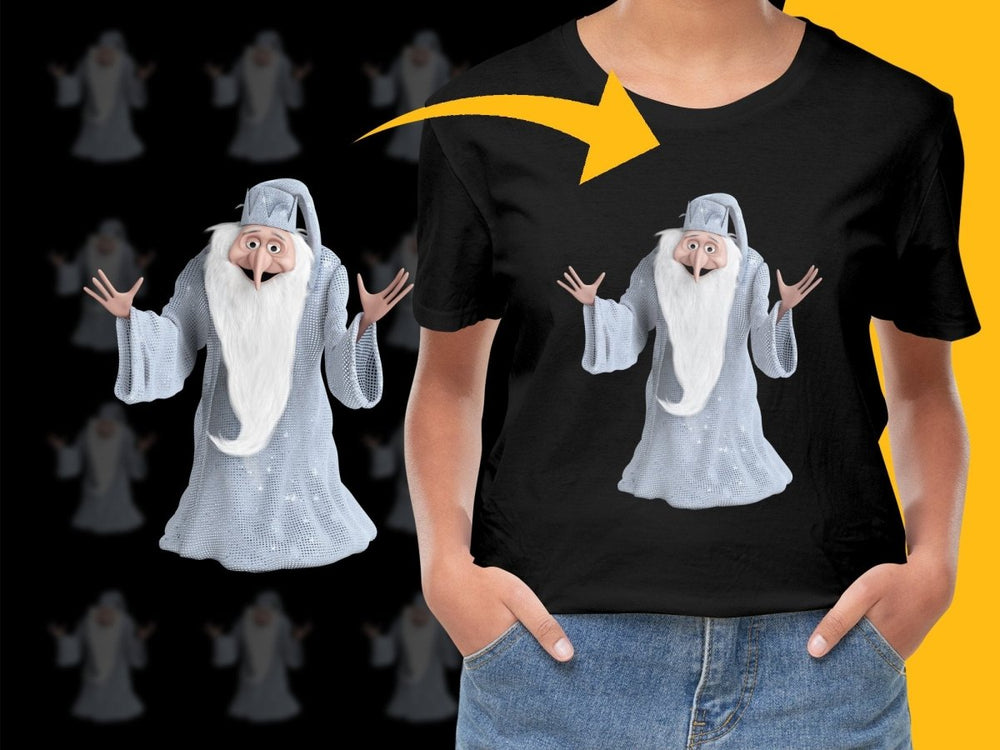Frosty Wizard Christmas Delight Graphic PNG File - Teepew