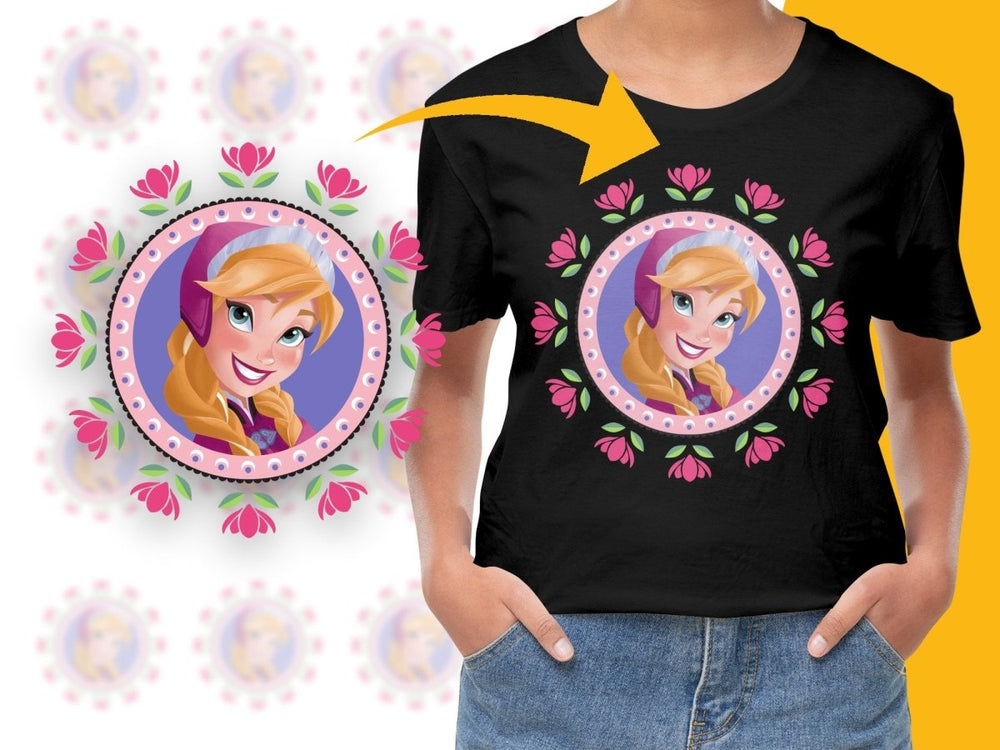 Frozen Anna Princess Christmas Themed PNG File - Teepew