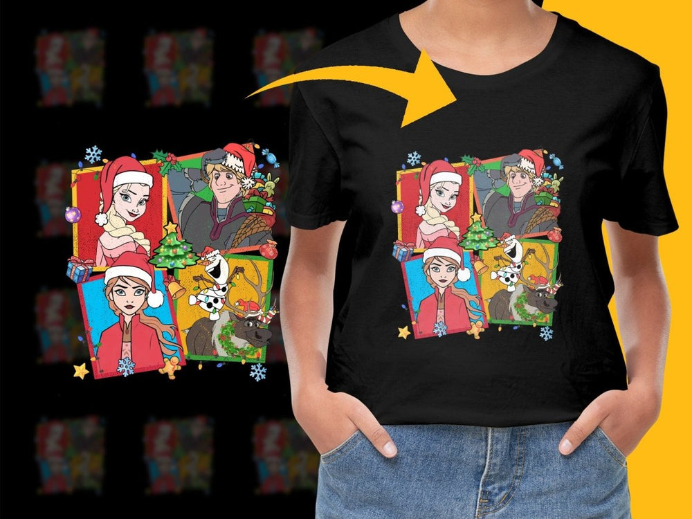 Frozen Character Christmas Cheerful PNG File - Teepew