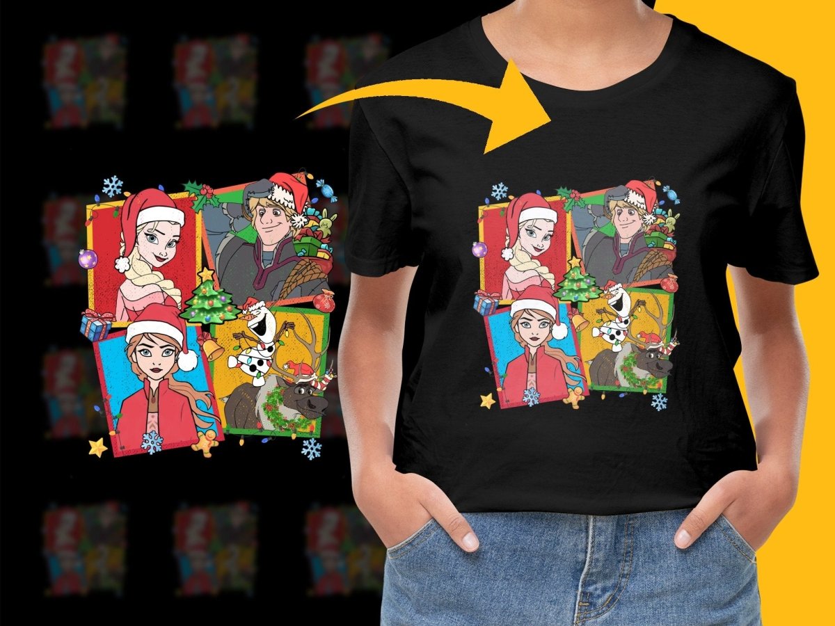 Frozen Character Christmas Cheerful PNG File - Teepew