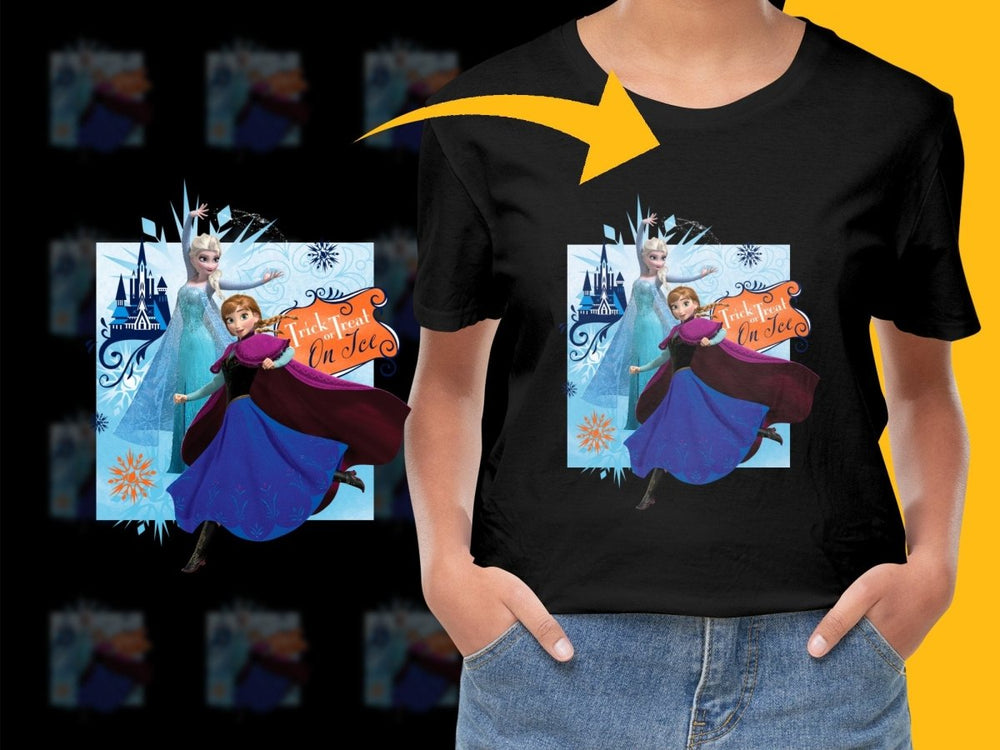 Frozen Christmas Trick or Treat On Ice PNG File - Teepew