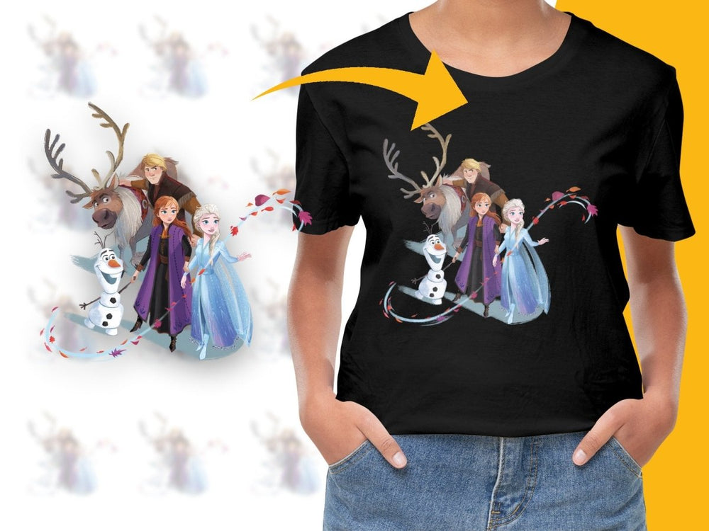 Frozen Themed Digital Art Featuring Popular Characters - Teepew