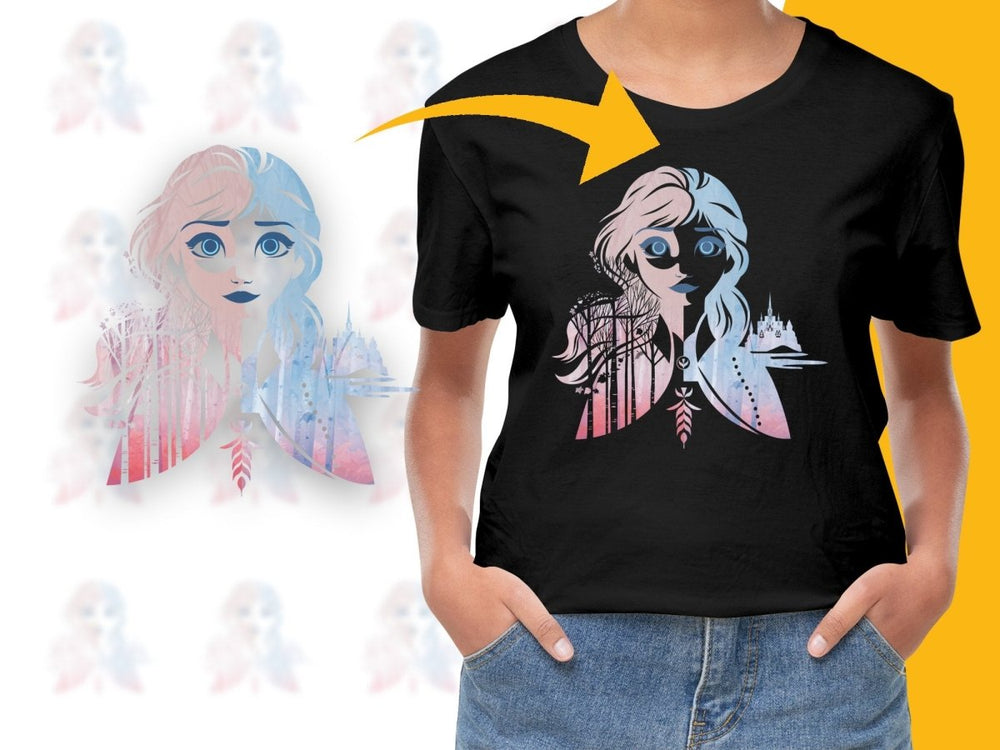 Frozen Themed Digital Art Perfect For Holidays and Decoratin Digital - Teepew