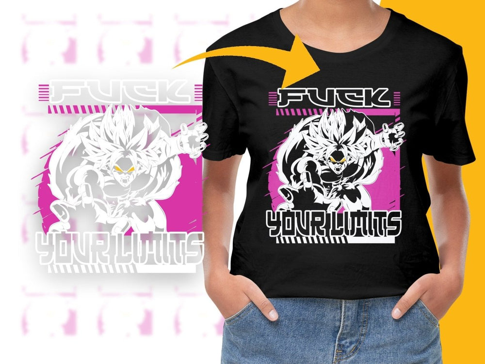 Fuck Your Limits Anime Character PNG File - Teepew