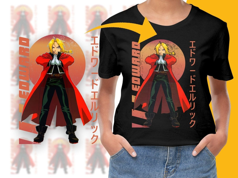Fullmetal Alchemist Edward Elric Anime PNG Digital Download - Teepew