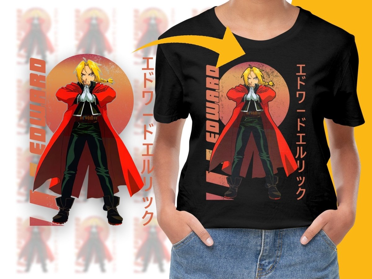 Fullmetal Alchemist Edward Elric Anime PNG Digital Download - Teepew