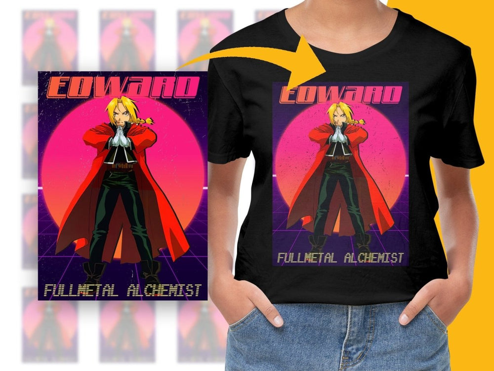 Fullmetal Alchemist Print Edward Elric PNG Digital - Teepew
