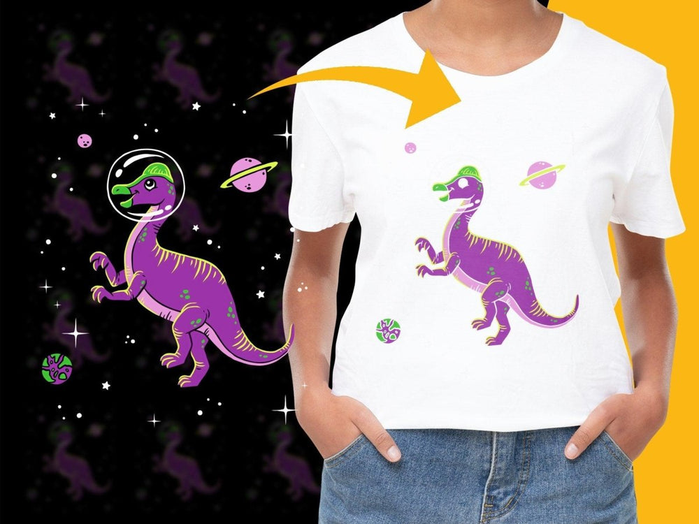 Fun Dinosaur Astronaut Design Space Adventure PNG File - Teepew
