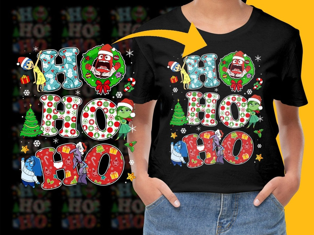 Fun Festive Ho Ho Ho Character Christmas PNG File - Teepew