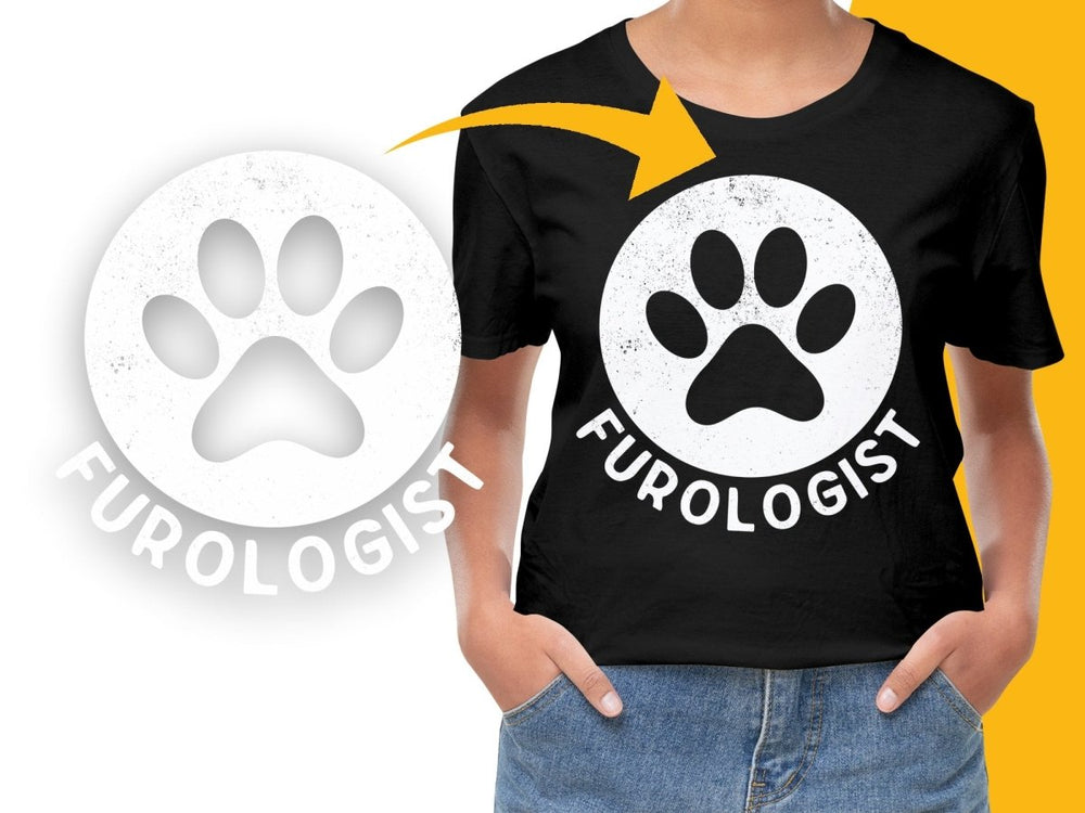 Fun Furologist Dog Paw Print Graphic PNG File - Teepew