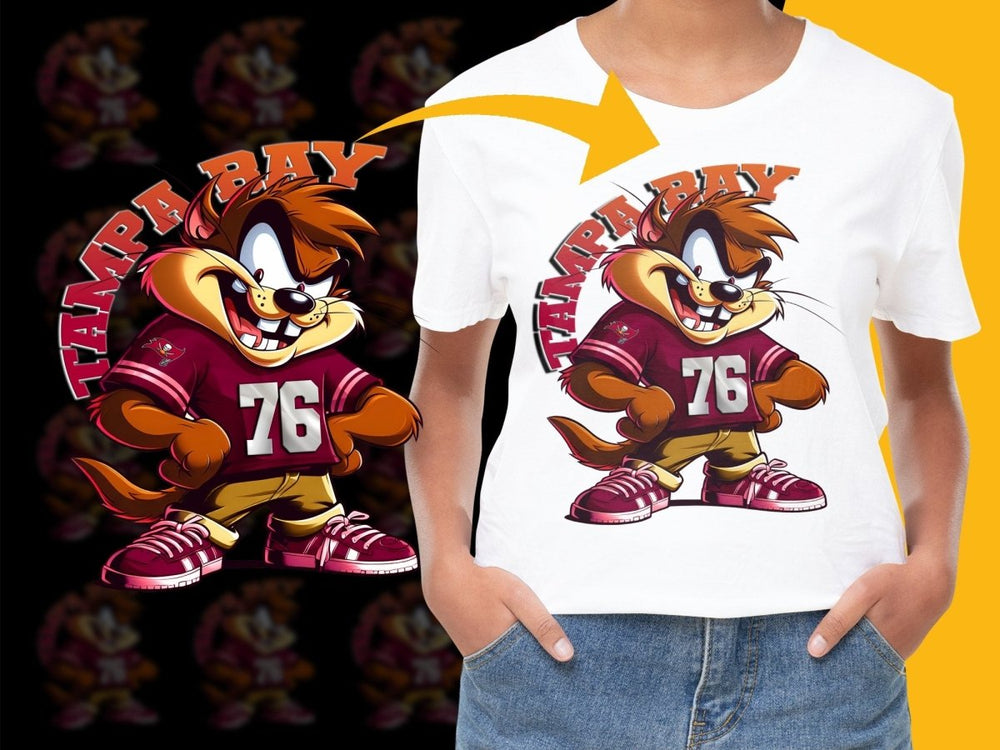 Fun Graphic Tampa Bay Cartoon Standard Fit PNG File - Teepew