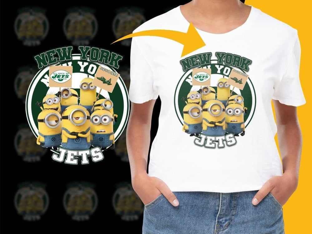 Fun New York Jets Minions Graphic PNG File - Teepew