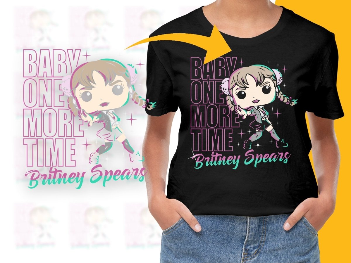 Funko Pop Baby One More Time Britney Spears PNG File - Teepew