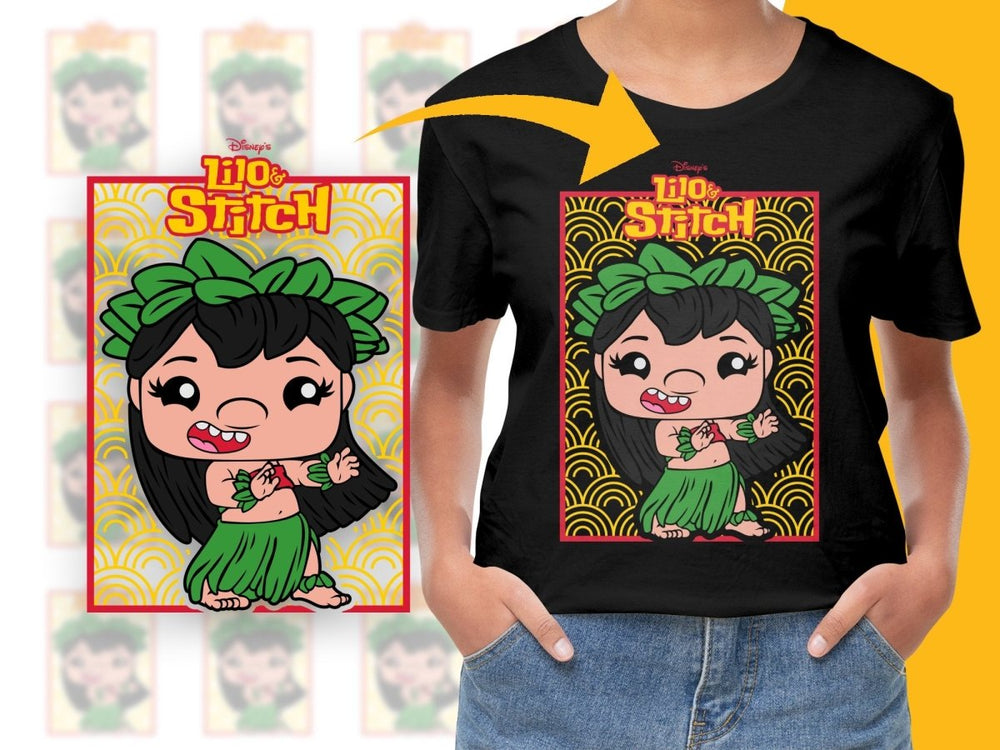 Funko Pop Cute Lilo and Stitch Hula Dance PNG File - Teepew