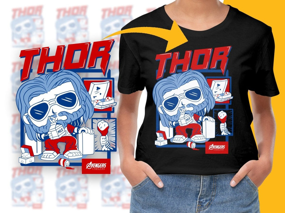 Funko Pop Fun Avengers Endgame Thor PNG File - Teepew