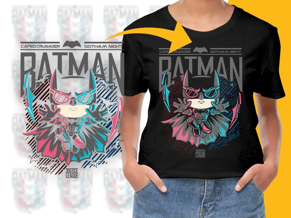 Funko Pop Gotham Night Caped Crusader Justice League PNG File - Teepew