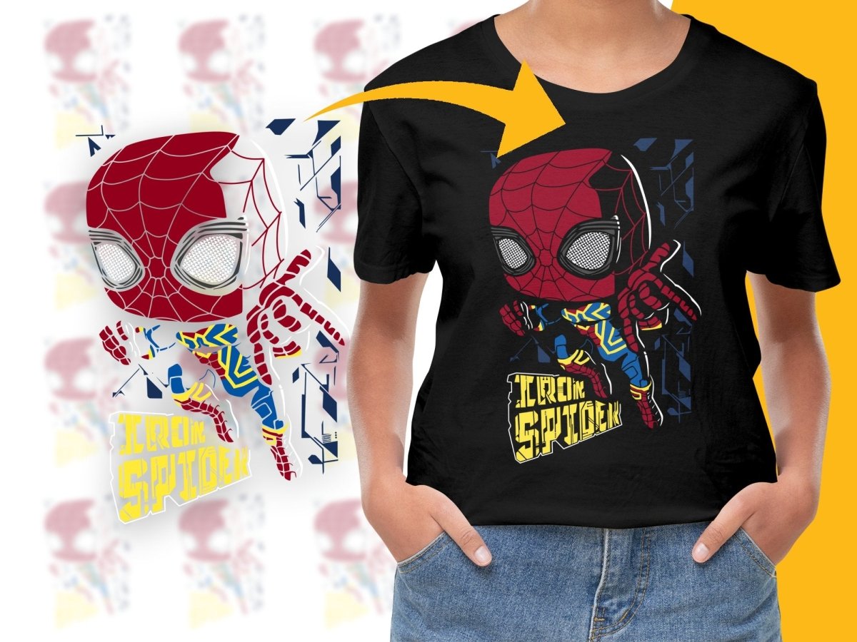 Funko Pop Iron Spidey Classic Comic Inspired PNG File - Teepew