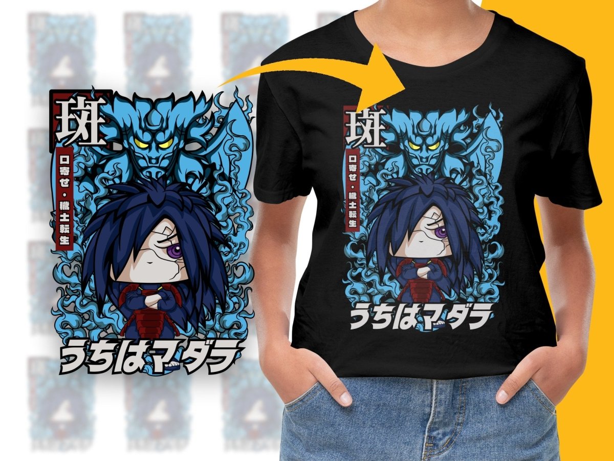 Funko Pop Madara Uchiha Anime Dragon Blue PNG File - Teepew