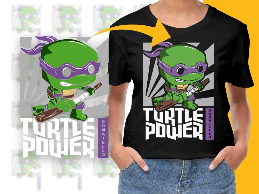 Funko Pop Teenage Mutant Ninja Turtles Donatello PNG File - Teepew