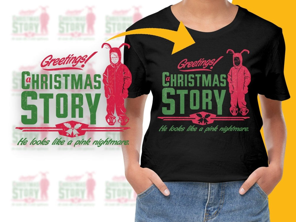 Funny A Christmas Story Pink Nightmare PNG File - Teepew