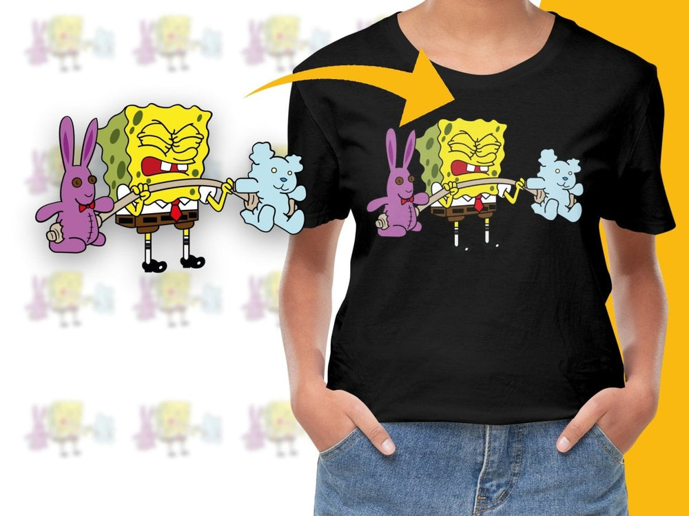 Funny Character Lifting Stuffed Animals PNG File - Teepew