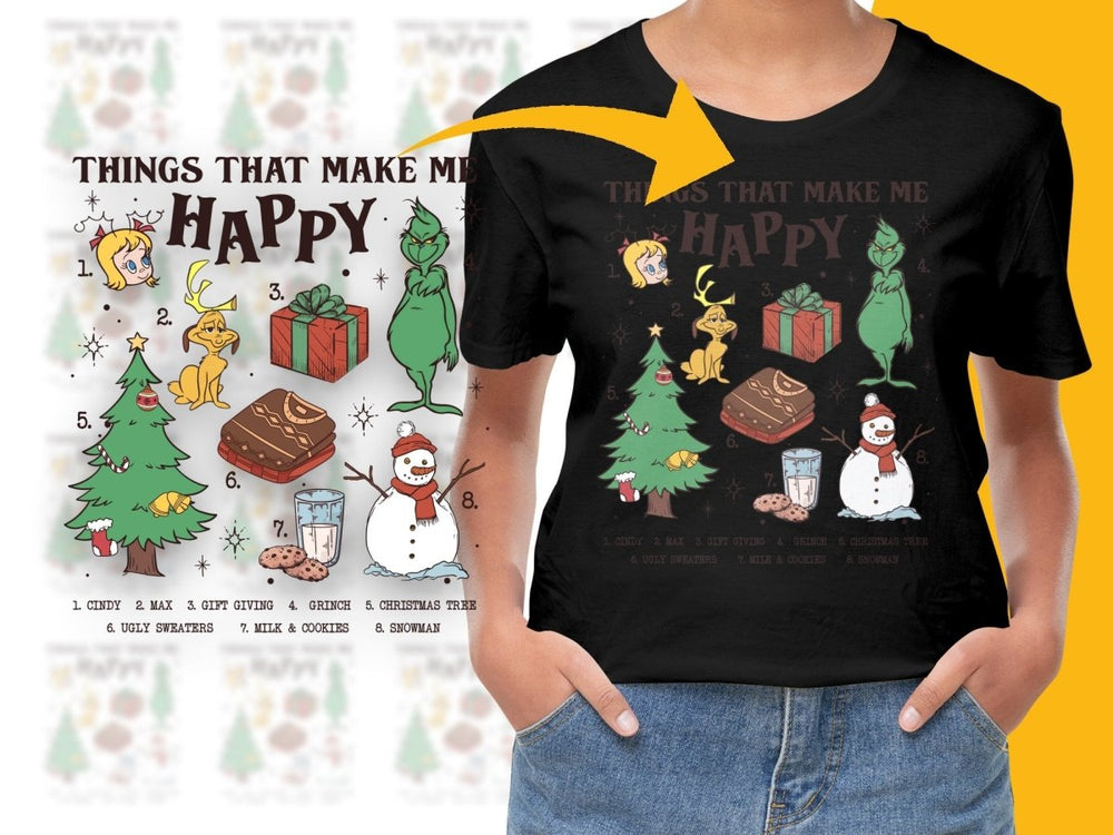 Funny Christmas Cartoon Gift Giving Cindy Grinch PNG File - Teepew