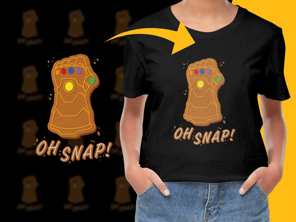 Funny Christmas Gauntlet 'Oh Snap!' Graphic PNG File - Teepew