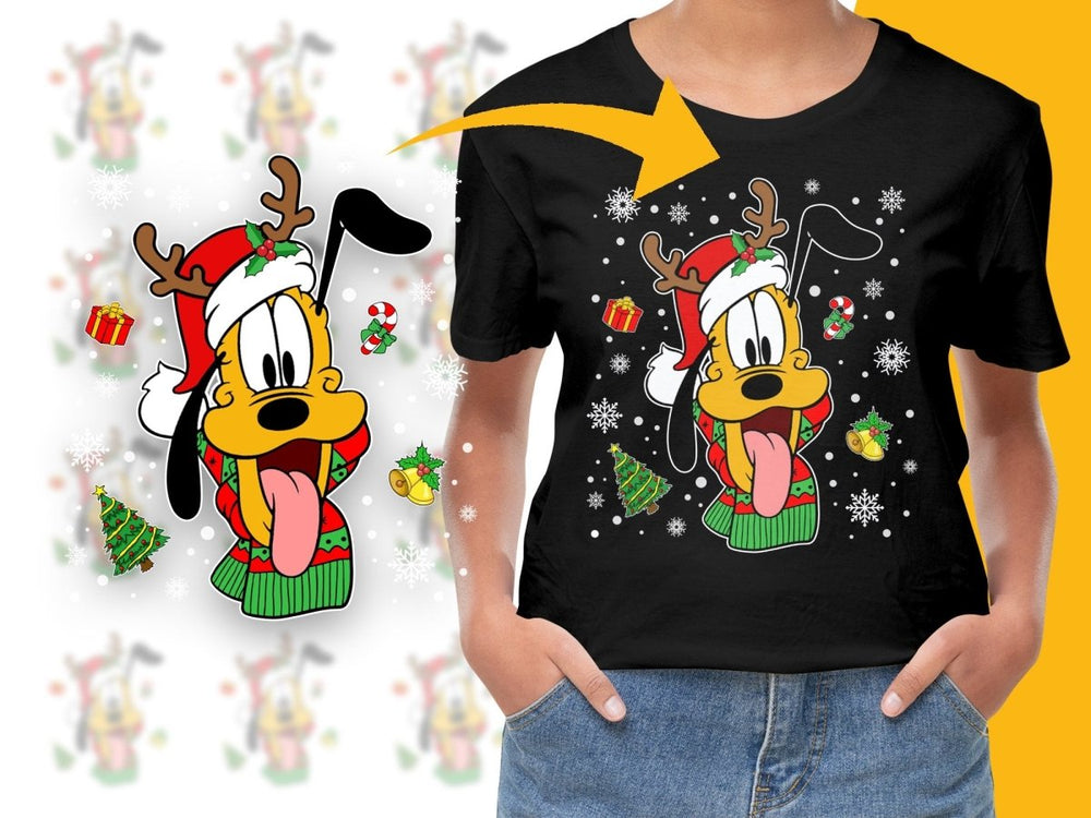 Funny Christmas PNG File Featuring Popular Character - Teepew