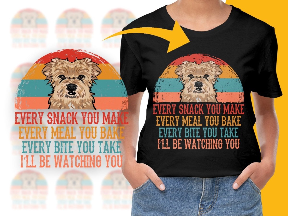 Funny Dog Meme Every Snack You Make I'll Be Watching You PNG File - Teepew
