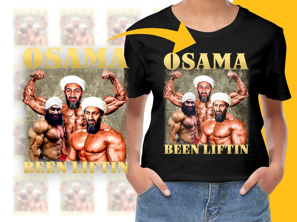 Funny Fitness Meme Osama Been Liftin PNG File - Teepew