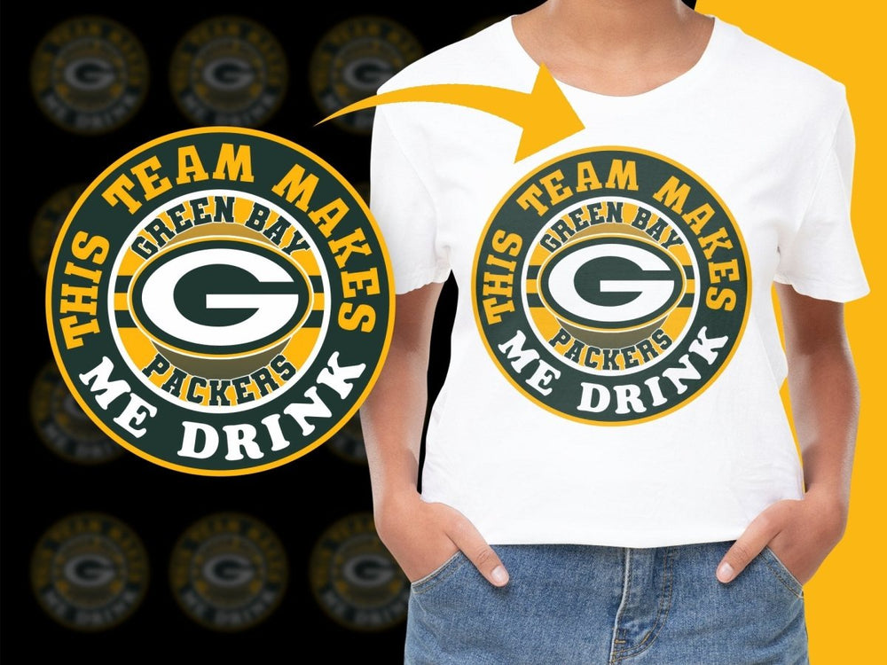 Funny Green Bay Packers Fan Gift PNG File - Teepew