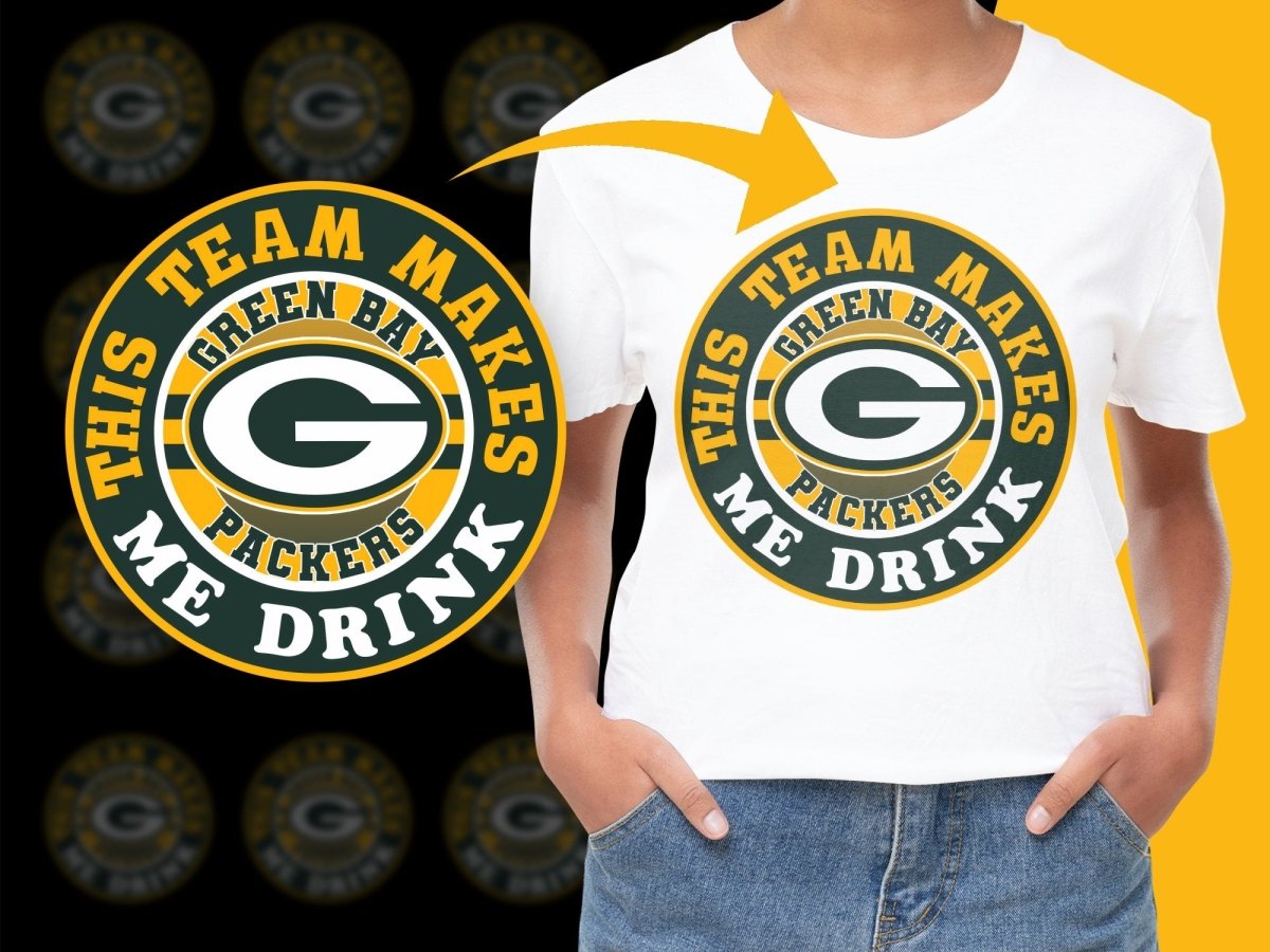 Funny Green Bay Packers Fan Gift PNG File - Teepew